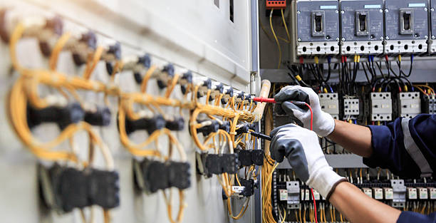 Professional Electrician technician working in Belgium, WI